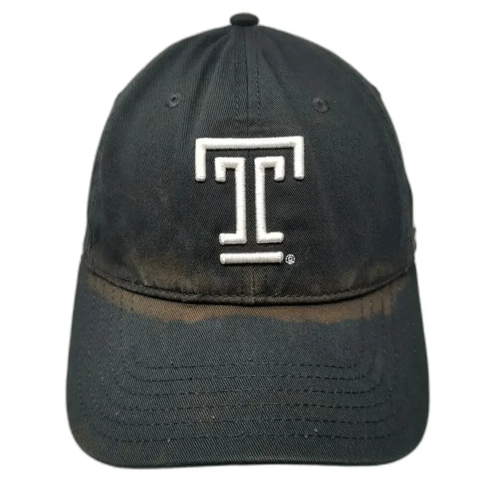 Under Armour Baseball Cap Black One Size Temple University Owls NCAA Logo Hat